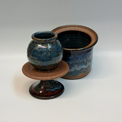 #240118 Butter Bell/Saver, Blue $24 at Hunter Wolff Gallery